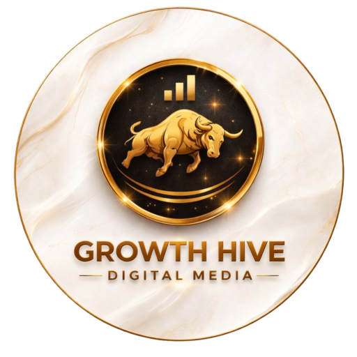 Growth hive digitial media logo